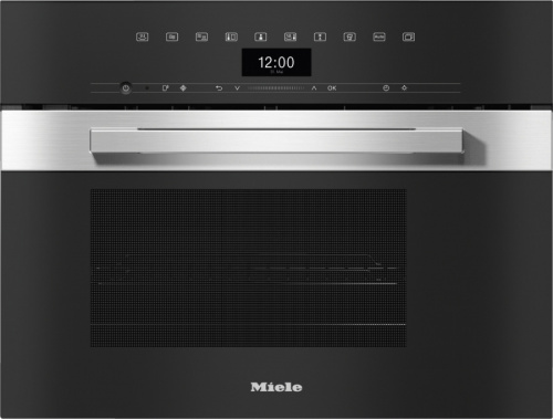 Встраиваемая пароварка с СВЧ Miele DGM7440 EDST/CLST (Распродажа)