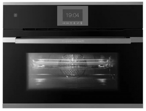 Компактный духовой шкаф с микроволнами Kuppersbusch CBM 6550.0 S3 Silver Chrome Компактный духовой шкаф с микроволнами Kuppersbusch CBM 6550.0 S3 Silver Chrome